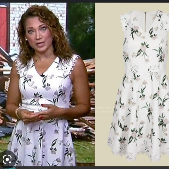 🍒NWT🍒 TED BAKER ELDERFLOWER DRESS - Picture 10 of 12